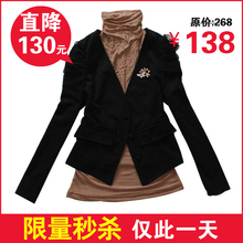 热销千件 2012春装新款加大码女装 短外套胖MM春秋长袖小外套西装