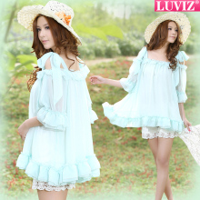 LUVIZ�Ψ˿ 2012��װ�¿� Ůװ ��˿ѩ�������� 1114