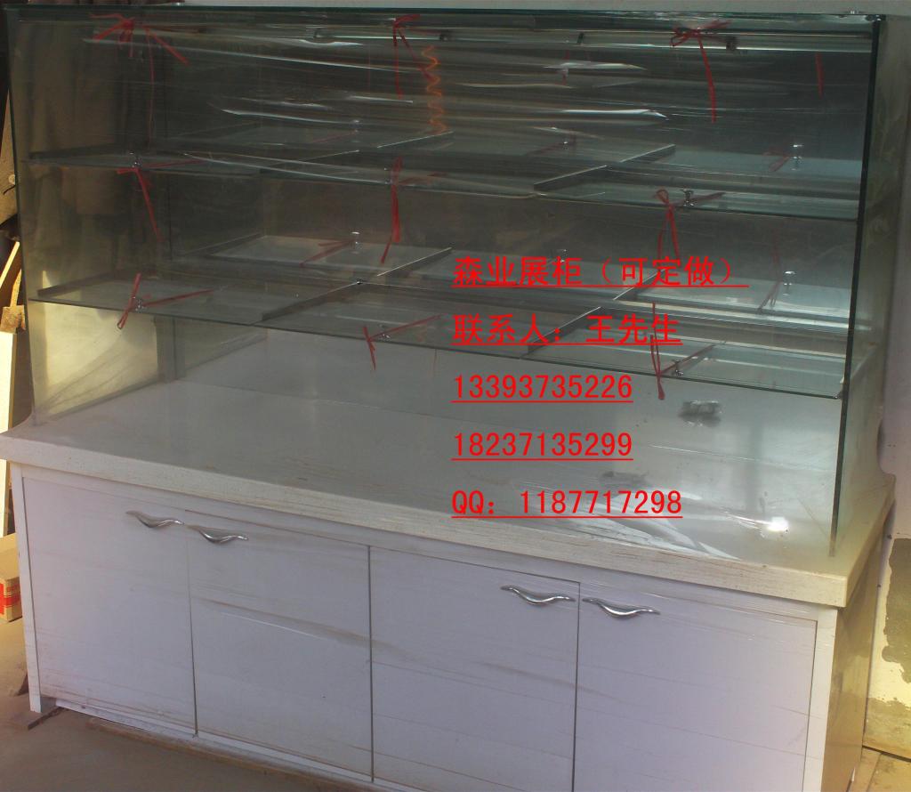 单面半木质钢架 带钢化玻璃门 面包柜蛋糕房展柜边柜A-14|ruв категории коммерческий/офисная мебель, ресторан/выпечка мебель, хлеб витрина - от Buy2taobao.com для оказания профессиональной услуги покупки агента Taobao