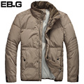 【EBG男装】2012秋冬装新款男立领羽绒服男外套男[6210401]