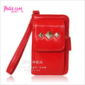BC801RED 100原单 CAMOMILLA 红色漆皮 零钱包卡包手机包小手包