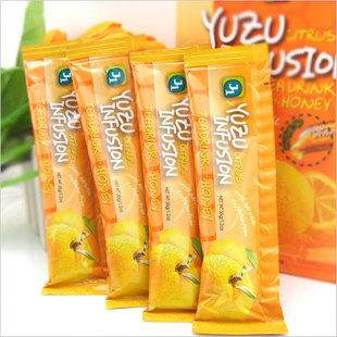  韩国原装进口 J1蜂蜜柚子茶袋装35g*10袋 盒装350克 年货特价