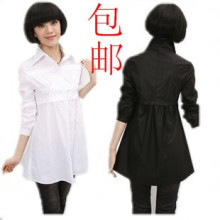 满包邮促销！ 2010秋装新品 女装 韩版百搭 淑女 长款衬衫