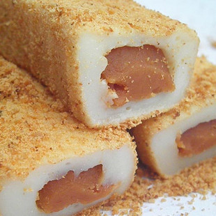  台湾进口食品 特产零食 三叔公糕点 雪之恋麻糬 花生味180g 麻薯