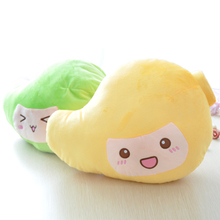 特价新品 芒果抱枕 迷你卡通 超级可爱 笑脸表情毛绒水果抱枕