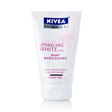 NIVEA 妮维雅 晶纯皙白泡沫洁面乳100g 女士美白洗面奶 正品