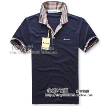 2011最新夏装 aquascutum/雅格狮丹 正品男式商务休闲短袖T恤