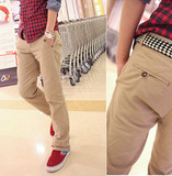 卡其裤男小脚_卡其裤<em>搭配</em>什么鞋子_卡其裤_什