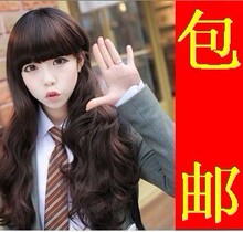 包邮 非主流 长卷发 齐刘海 女 长 卷 蓬松 假发 高温丝 (买家秀)
