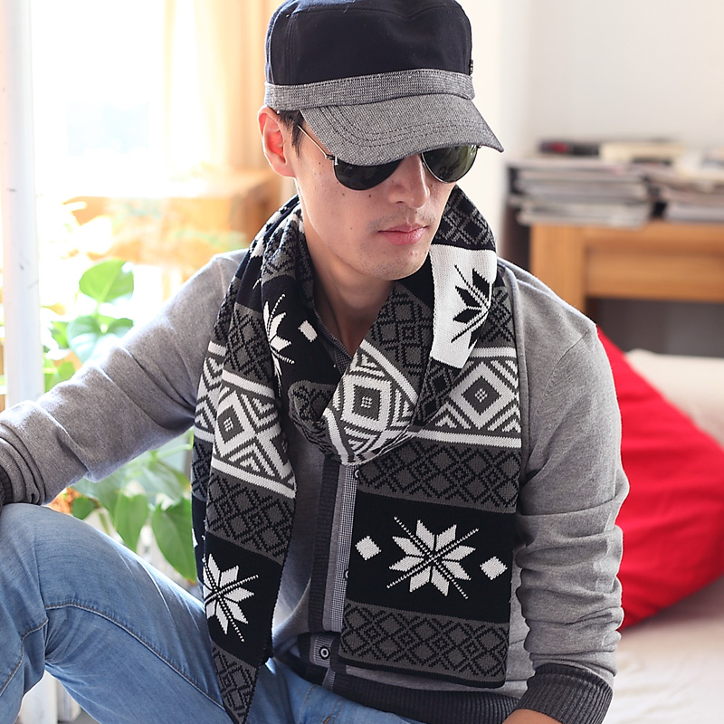 绅士风范十足 时尚男士围巾 绅士风范十足 时尚男士围巾