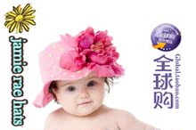 现货包邮 美国Jamie Rae SunHats抗紫外線宝宝遮陽帽 太阳帽 多款