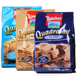  年货新品 意大利进口零食品 莱家巧克力味香草提拉米苏3口味大包