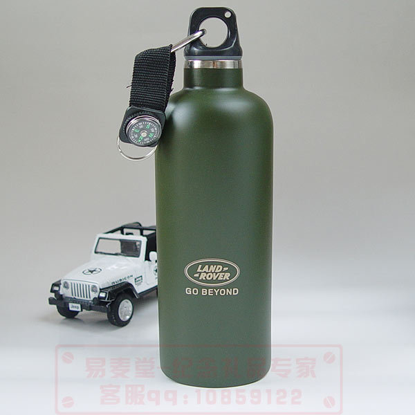 LandRover路虎汽车纪念精品军绿不锈钢真空保温运动水壶登山扣在类目 自行车/骑行装备/零配件, 自行车/单车装备, 自行车水壶中 - 来自Buy2taobao.com提供专业的淘宝代购服务