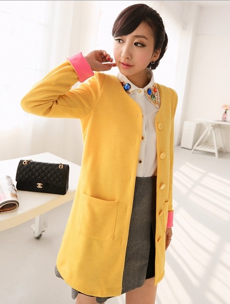 中长款黄色外套 : 中长款黄色外套图片及搭配,中长款黄色外套价格-美丽说