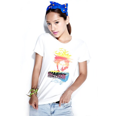 正品凡客诚品【VT】印花T恤 列侬-<em>IMAGINE</em>(女