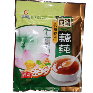  杭州特产  醇香园600克桂花莲子藕莼西湖藕粉