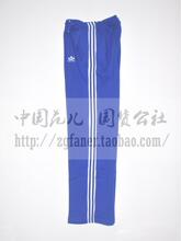 【梅花授权正品】梅花牌运动裤梅花牌运动服情侣装纯棉士林蓝三杠