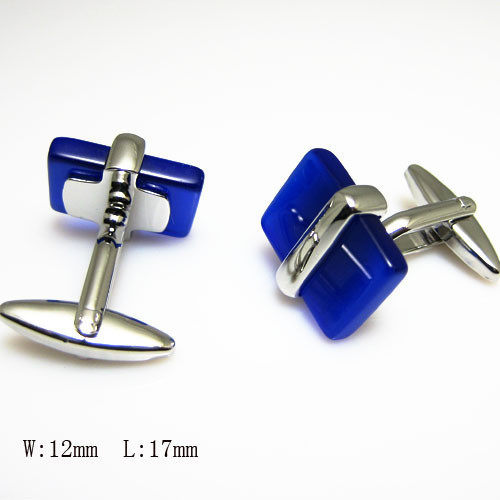 ★本周特价★外贸袖扣/袖钉-蓝色猫眼-cufflinks-ct060