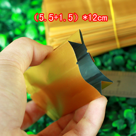 5.5+3cm*12cm暗金色铝箔风琴袋 中封真空袋 干果袋 茶叶袋1个价在类目 包装, 食品包装, 茶叶包装中 - 来自Buy2taobao.com提供专业的淘宝代购服务