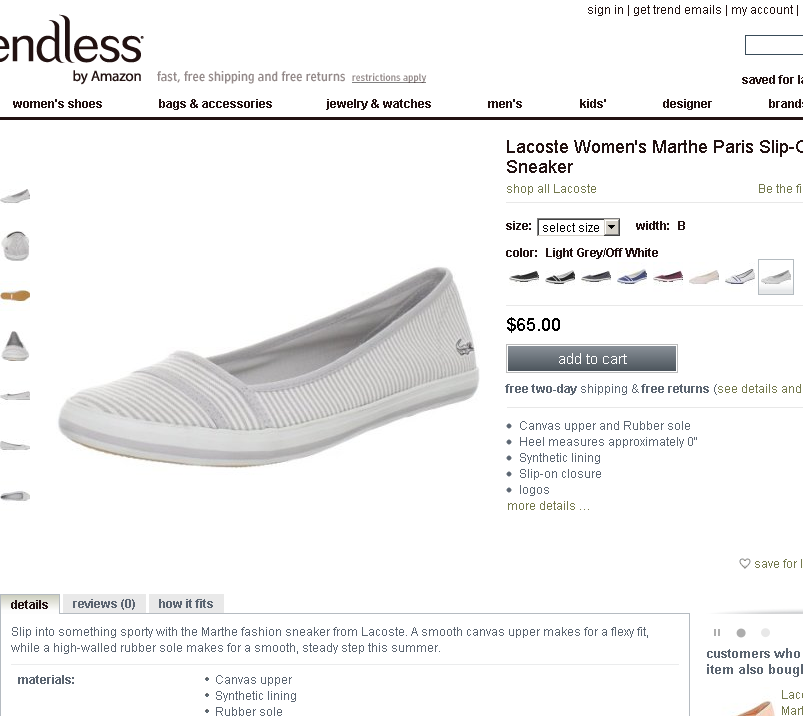 0】 Lacoste MARTHE PARIS 2 法国<em>鳄鱼女士</em>休