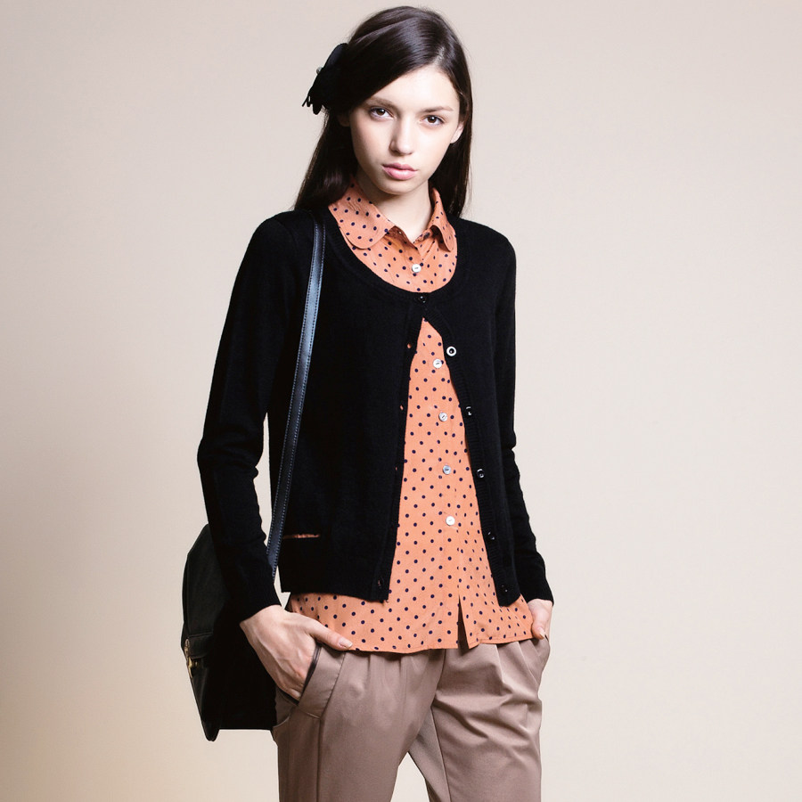 包邮专柜正品依加米欧美<em>连帽羊毛</em>衫<em>针织</em>衫<em>开衫</em>