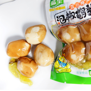  四川零食特产 盛望泡椒鹌鹑蛋 越吃越想吃 4粒一袋35克