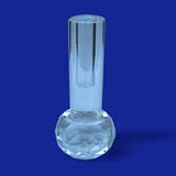 水晶瓶-大号单支金玫瑰/康乃馨底座/配件