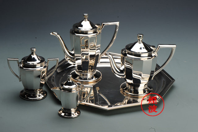 日本东京银器 早川器物 洋白银器VIP系列 角型套装 茶具