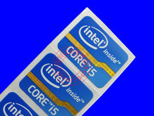 J02 intel CORE i5 标签 酷睿双核 I5 贴纸logo 笔记本电脑标签