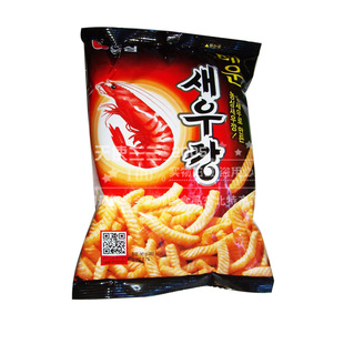  韩国虾条 进口农心辣虾条 辣味虾条 农心虾条 无防腐剂膨化食品