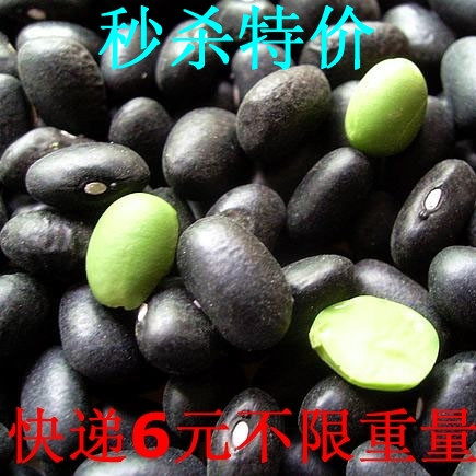 2011新货特价黑龙江绿芯黑豆 新货 乌发补肾黑豆500克快递6元包邮
