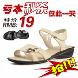 2012夏季新款日常休闲舒适低跟小坡跟镂空凉鞋女鞋 清仓特价秒杀
