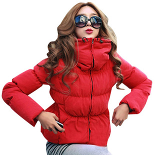  秋冬装新款韩版修身型棉服女装棉衣短款大码外套保暖