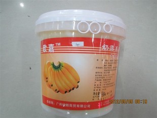  烘焙辅料 烘焙果馅   欧嘉香蕉奶露果馅5kg/桶