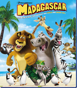 碟机动画DVD|双冠 马达加斯加1+2部 清晰|国语