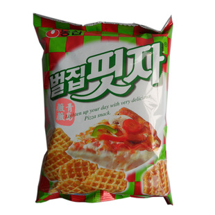  韩国进口薯片 韩国休闲零食 韩国膨化食品 农心蜂窝批萨55克