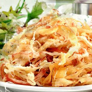  四件免邮 舟山鱿鱼丝 超级美味营养特级鱿鱼丝高蛋白质 原味200g