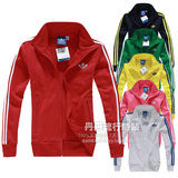 2012春装包邮 adidas外套 阿迪达斯运动服男女装开衫三叶草卫衣