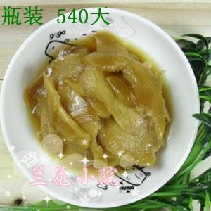  扬州特产 扬州酱菜 三和四美嫩生姜 姜片（净重375克）瓶装