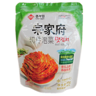  韩国美食 韩国宗家府泡菜 切件泡菜 80克