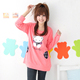 Female Royal maternity dresses of spring clothing Korean new bear even  health of pregnant women clothing women shirt 1763
