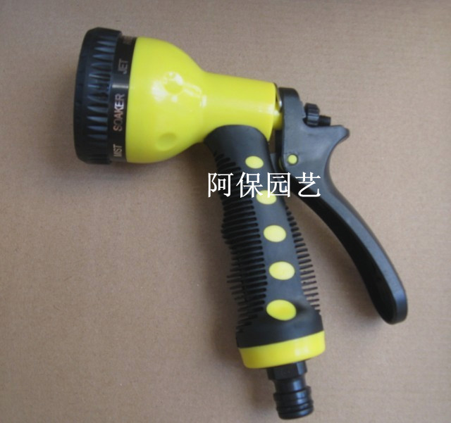 冲冠促销塑料九功能花洒水枪 洗车浇花水枪 花洒 浇花洒水器|ruв категории доставка цветов/цветок моделирования/растения садоводства, садовых принадлежностей, пистолет/похоронили сопло, пистолет - от Buy2taobao.com для оказания профессиональной услуги покупки агента Taobao