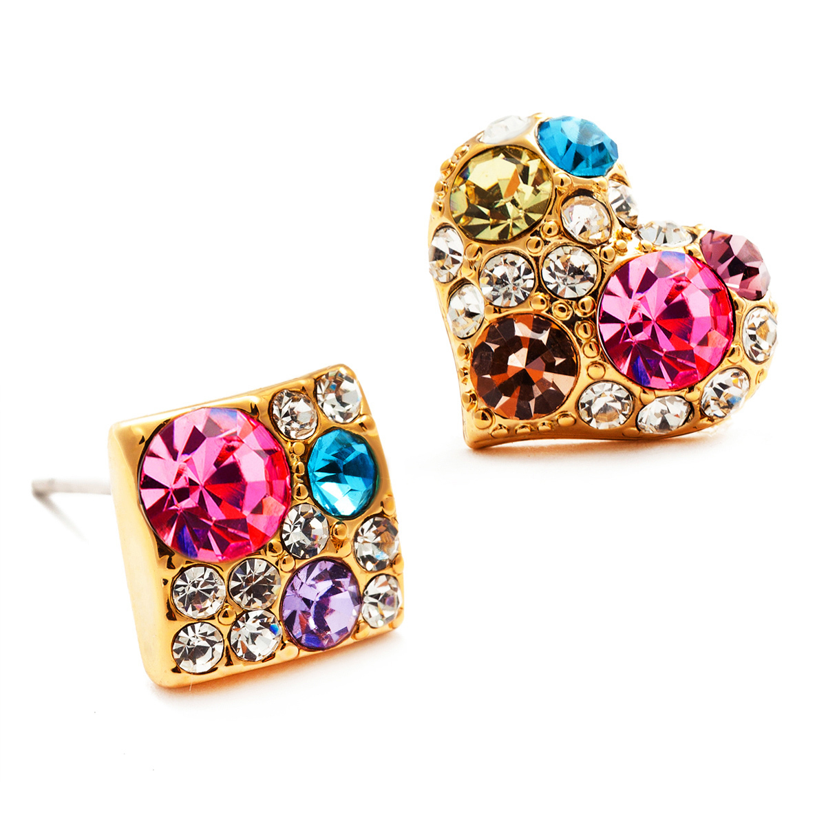 不对称耳饰防过敏耳钉...