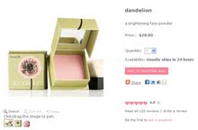 Benefit dandelion�������ѹ�Ӣ��/�����۷�7G ��ٷ��