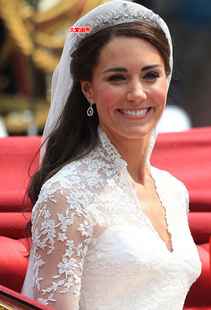 大家闺秀 凯特王妃同款皇冠 新娘头饰水钻饰品