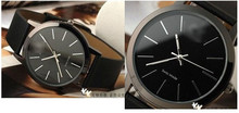 Versión coreana de la correa de cuero CK Watch 2011 la venta de relojes personalizados a prueba de agua de la moda masculina mesa de los amantes