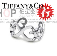 Tiffany 925 anillos de la joyería de plata tres Xinyu cajas de regalo