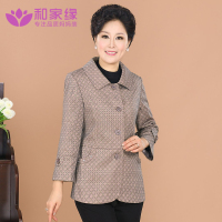 金涵诗中老年女装<em>毛呢短外套中年</em>中长款女上衣