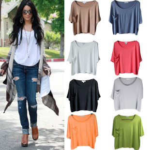 Loose blouse T-shirt