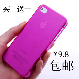 买2送<span class=H>1</span>! 包邮! <span class=H>iphone</span>4s手机壳 超薄磨砂 苹果4保护套 4s外壳新款